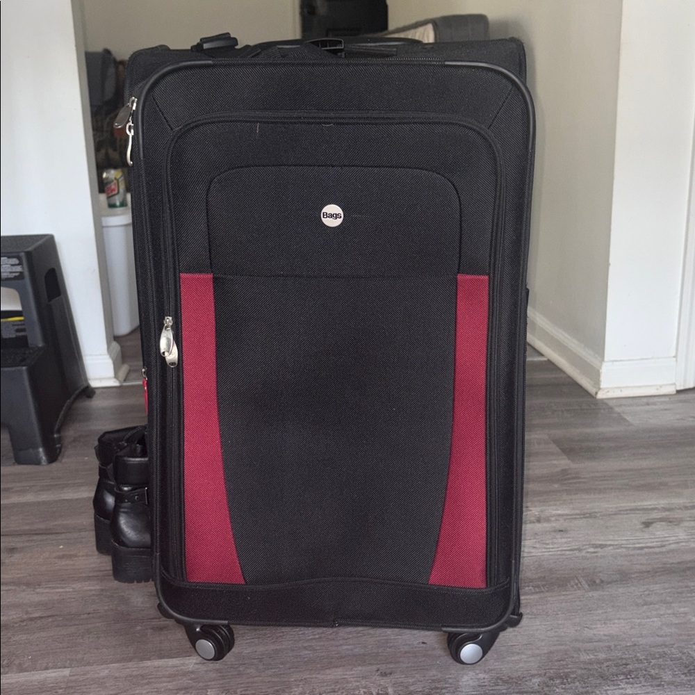 Sears Black and Red Travel Bag